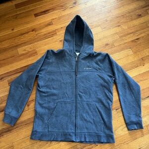 Columbia Zip-up Blue Hoodie
